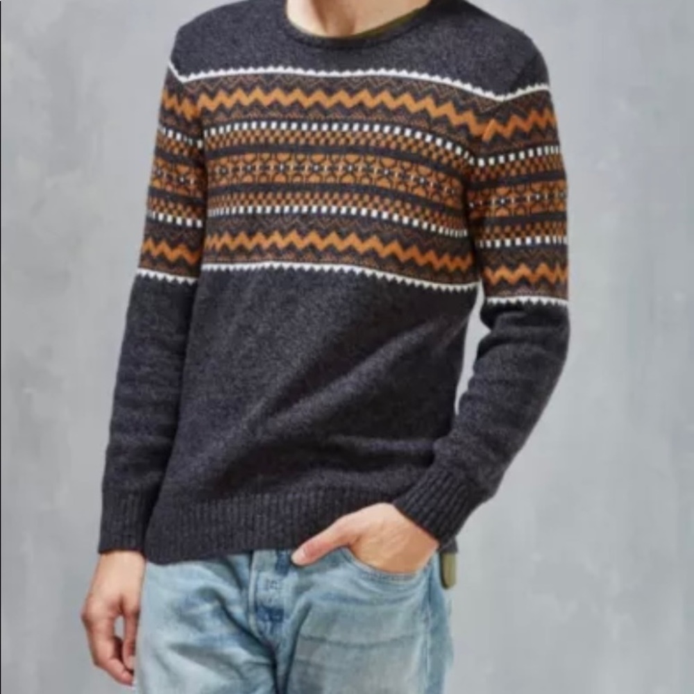 Urban Outfitters O’Hanlon Mills Skybreak Pattern Sweater